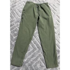 Mack Weldon ACE Sweatpants Mens L Green Tapered Stretch Gym Run Casual